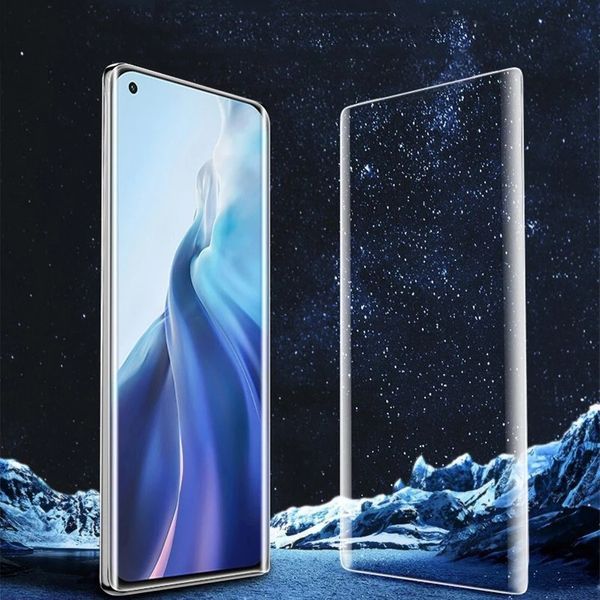 3D UV ТЕЧНО ЛЕПИЛО Стъклен протектор Xiaomi 12 12X 12 Mi 10 11 Ultra