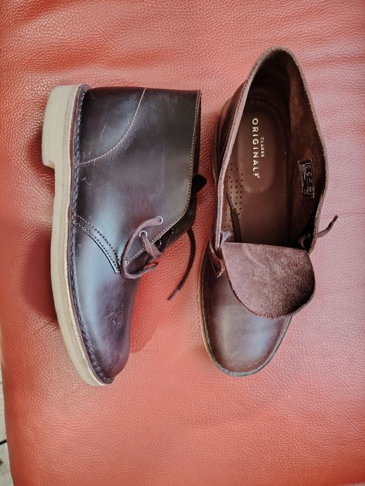 Ghete Clarks Original Piele naturala 41