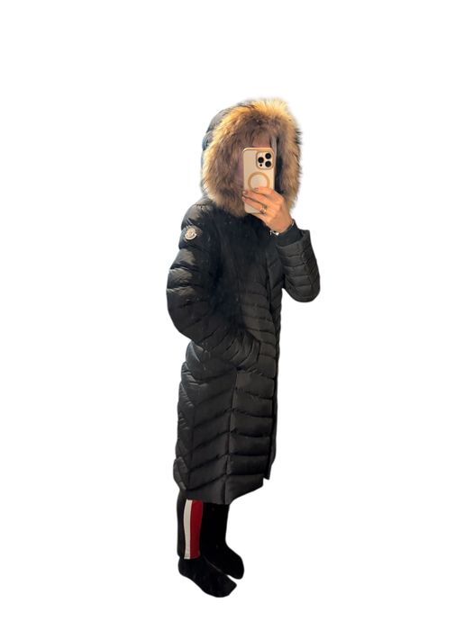 Оригинални якета Moncler гъши пух косъм от лисица