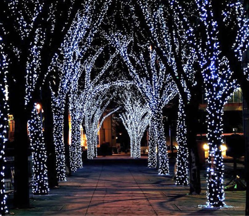 Уличная гирлянда, гирлянды, Новый год