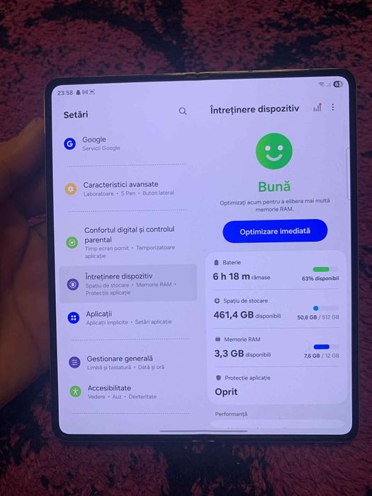 Vand sau schimb samsung fold 5 512GB