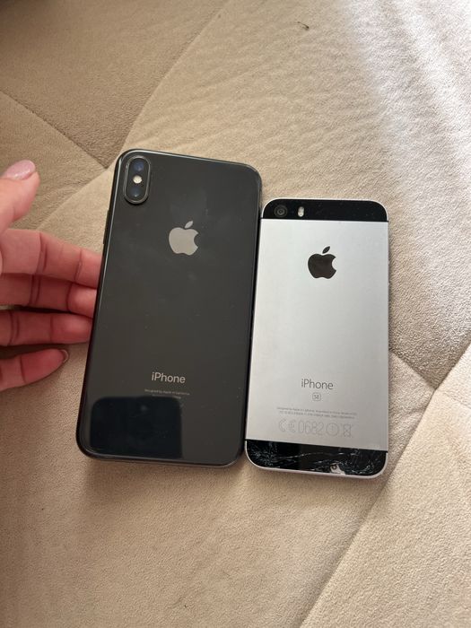 Iphone X и iphone SE,подходящи за части.