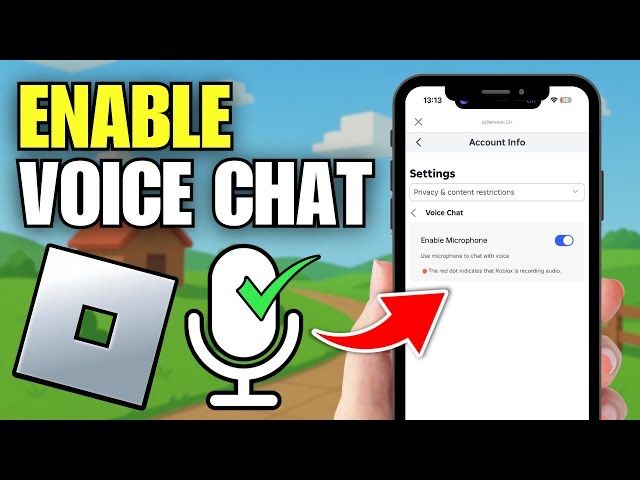 Подключу voice chat в Roblox