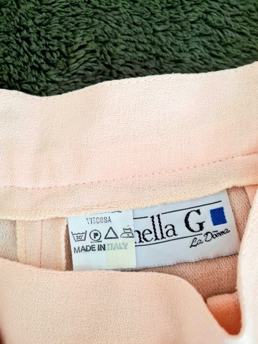 Pantaloni office roz din vascoza Milano