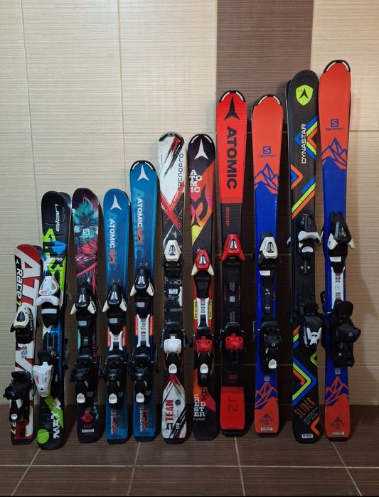 Schiuri 118 cm Volkl Tiger GSL-clapari ski,bete,casca