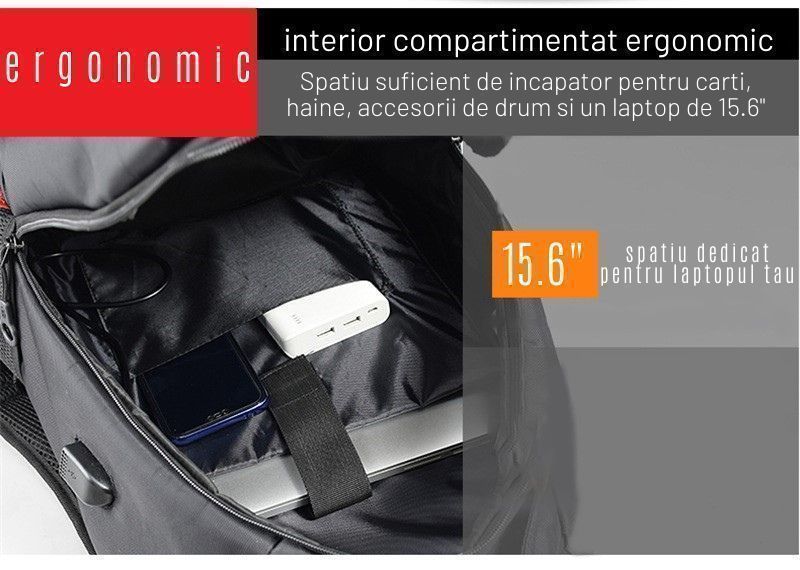 Geanta Moto protectie carbon spatiu casca reflexiv hardshell port USB
