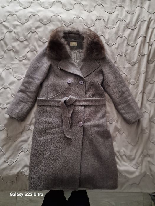 Зимнее пальто р46, мех писец