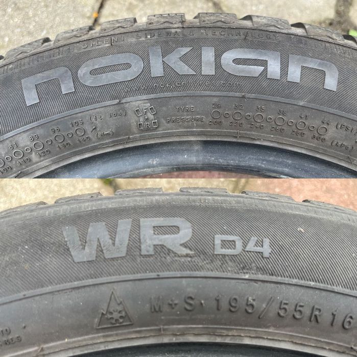 Vând anvelope Nokian iarnă, stare excelentă