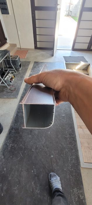 Profil termopan aluminiu schimbare unghi 90⁰