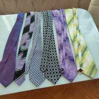 Рубашки мужские разные, жилет, галстуки, дубленка