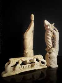 Три статуэтки из кости на восточную тему