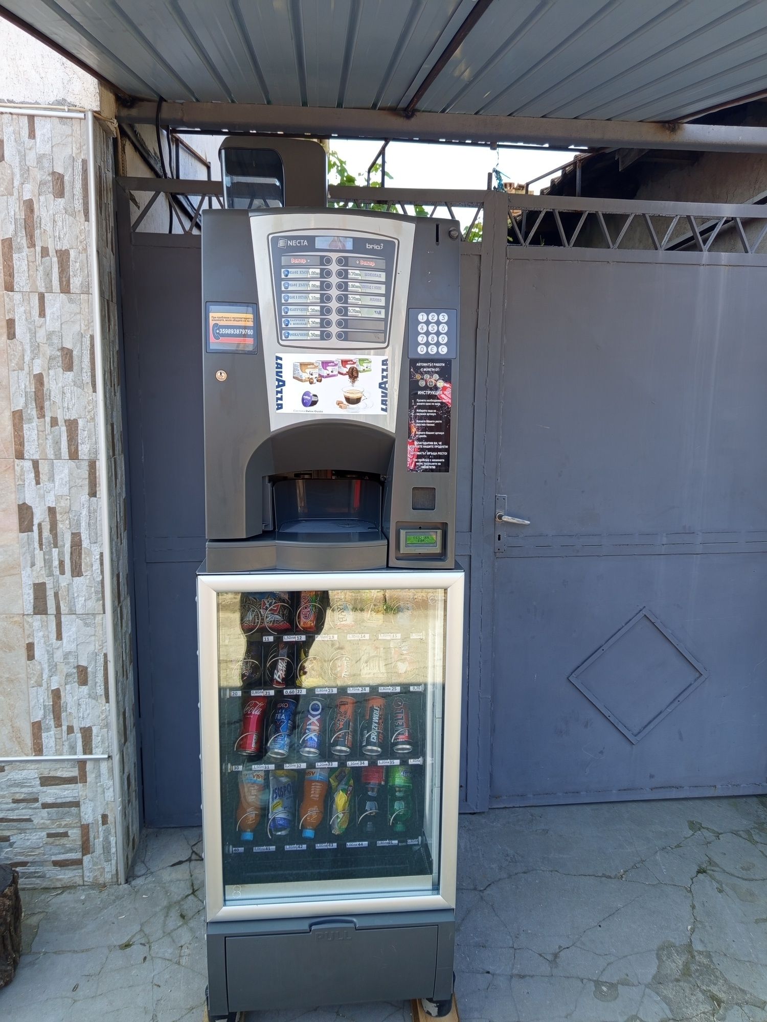 Necta brio3 lavazza blue combi