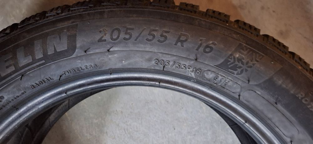 DOT 21-22! 8mm 205 55 16 Michelin alpin 6