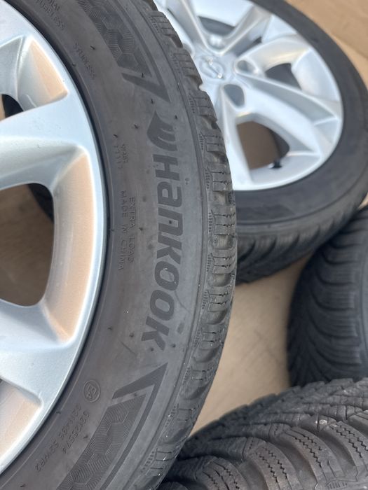 Оригинални джанти.  Opel 16” 5x110 ET40 с зимни гуми Hankook 195/55/16