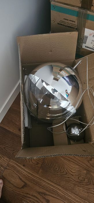 Lustra  sfera varus diametru 25 cm