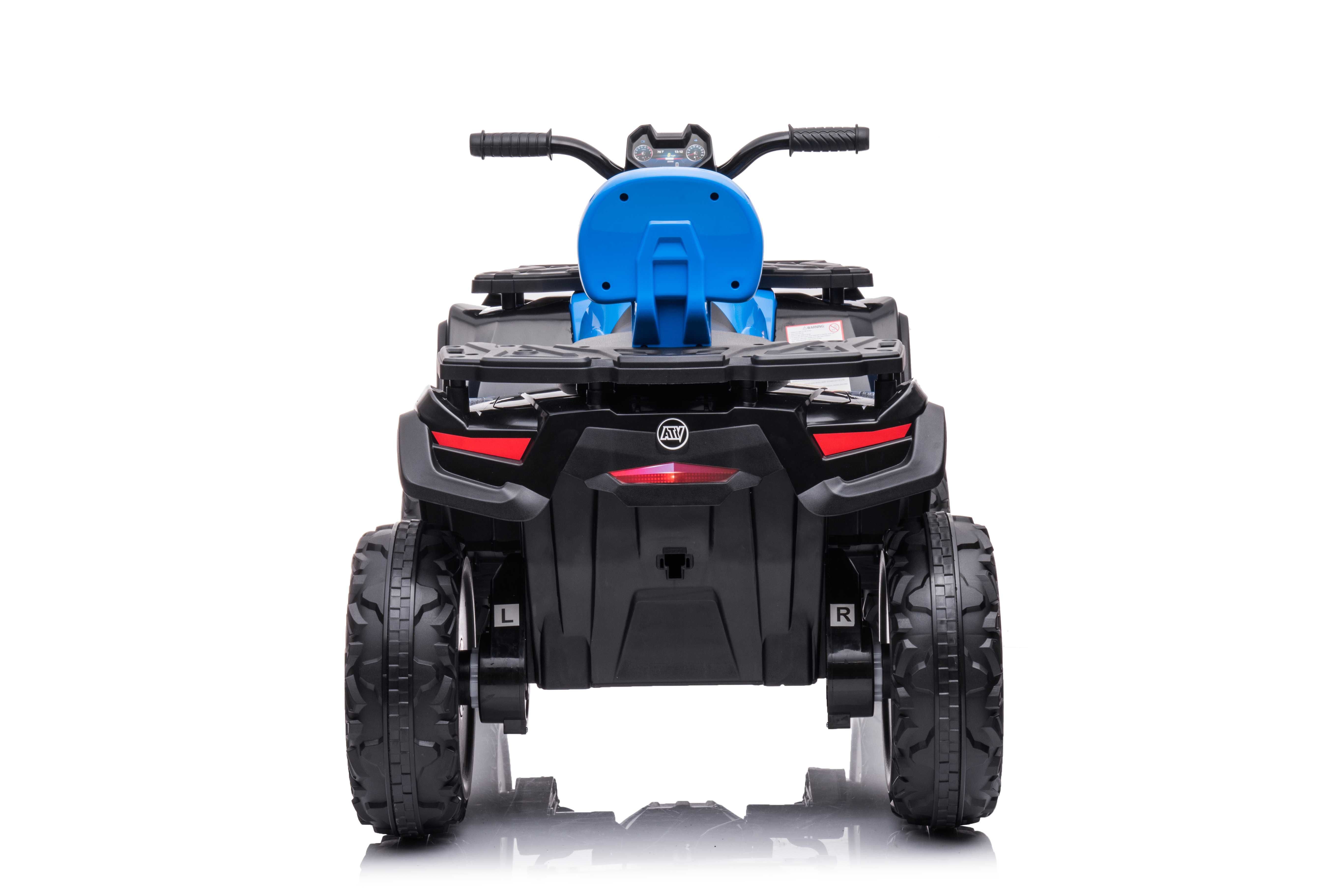 ATV electric Kinderauto BJX615 2x 50W 12V 7Ah cu scaun tapitat Blue