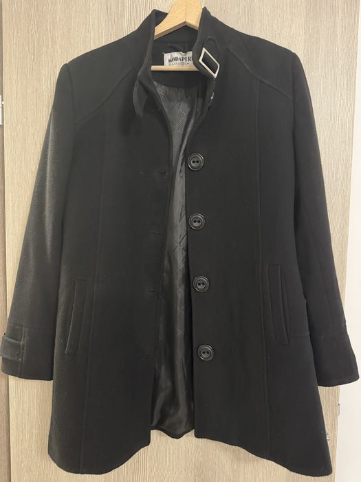 Palton negru dama