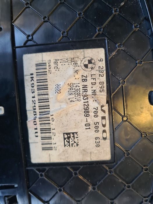 Aeroterma,joystick, ceasuri bord,bmw seria 3,f30,N47D20C