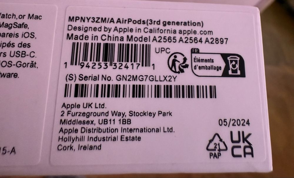 Airpods 3rd generation