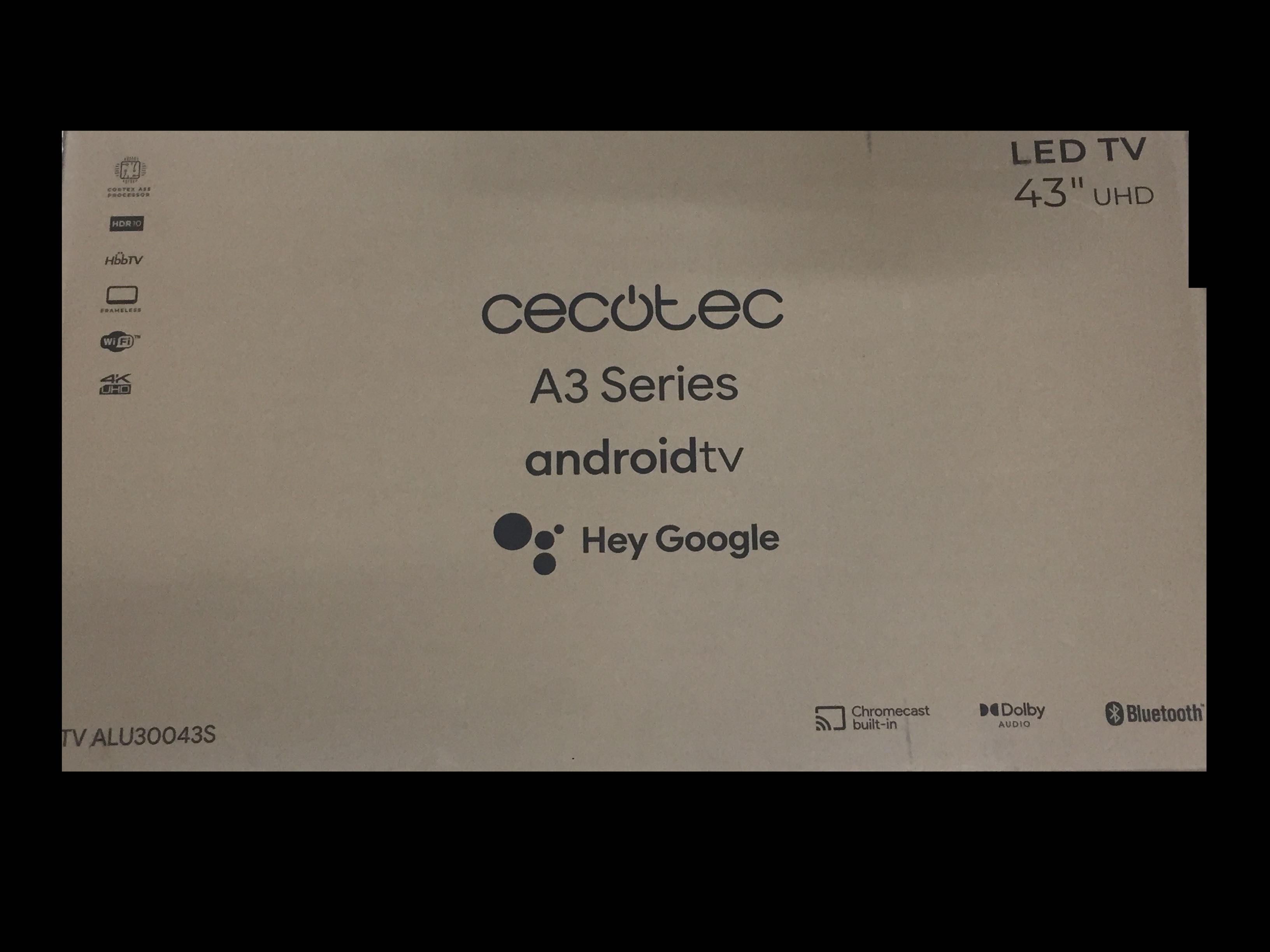 Smart TV Cecotec ALU30043 43 4K Hard