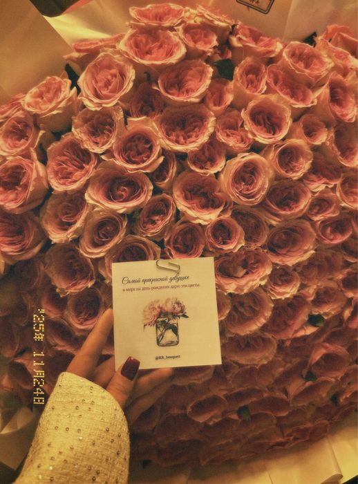 201 метровый роза, свежий, огромный букет. Шымкент каласы