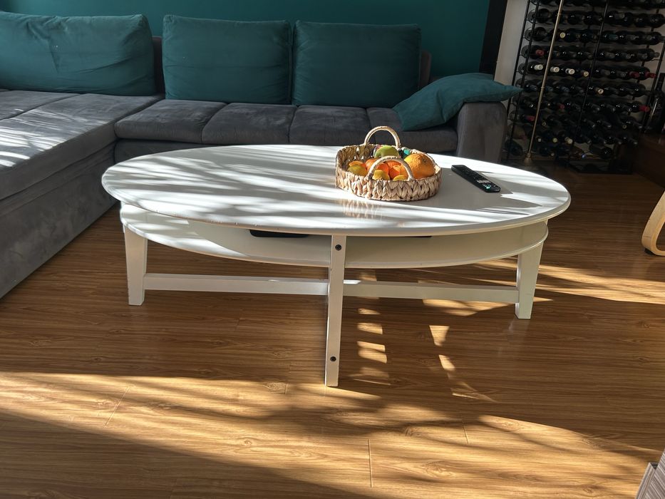 Vand masuta de cafea living din lemn masiv 128x78cm