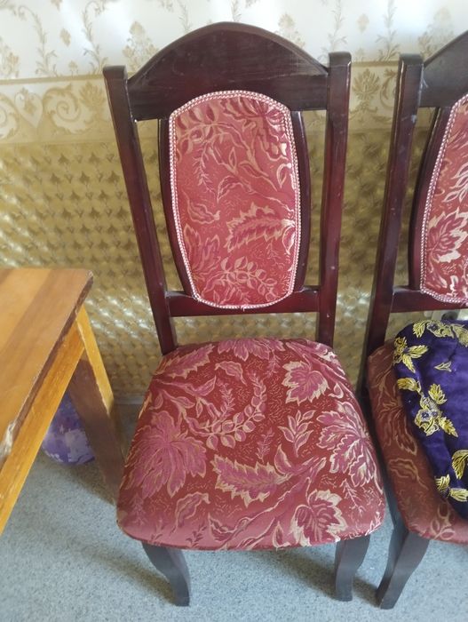 Стол со стульями бу