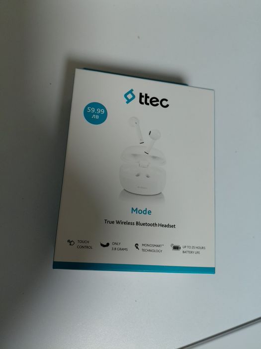 Bluetooth Слушалки нови не отваряни