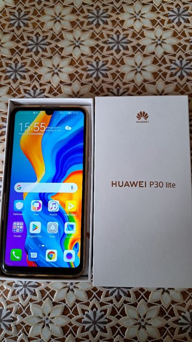 Huawei p30 lite cu foile și husa