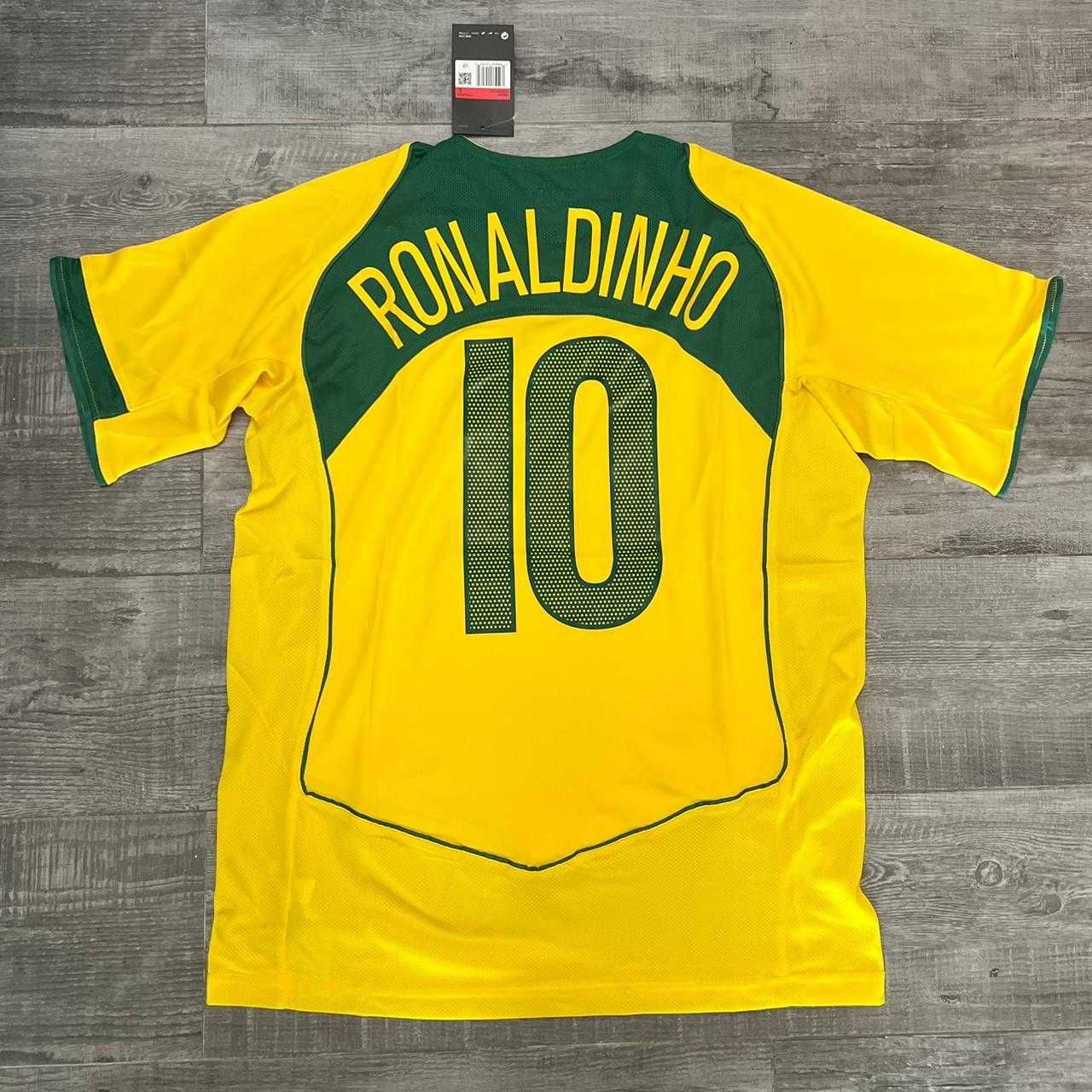 Tricou fotbal Brazilia 2004 - Ronaldinho 10