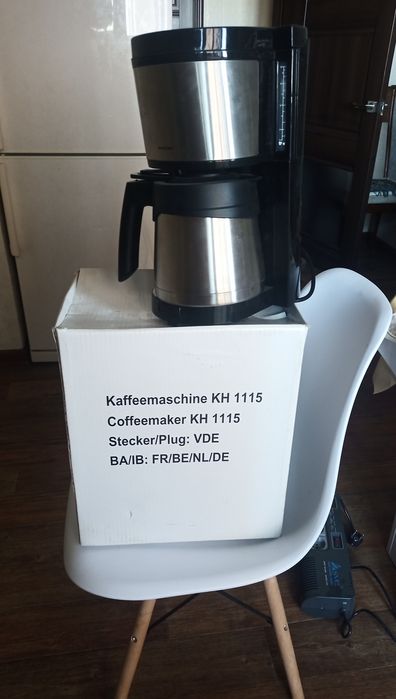 Кофеварка KH 1115 Материал корпуса  нержавеющая сталь