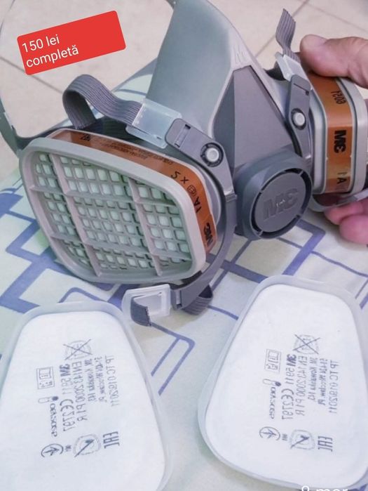 Mască de protectie 3M + accesorii full