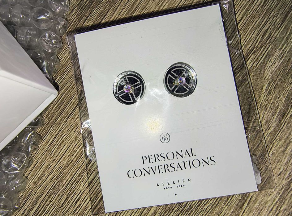 Обеци Personal Conversations - Jasmine - сини + подарък