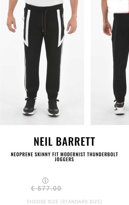 Neil Barrett trening M-L original, retail 1190 euro