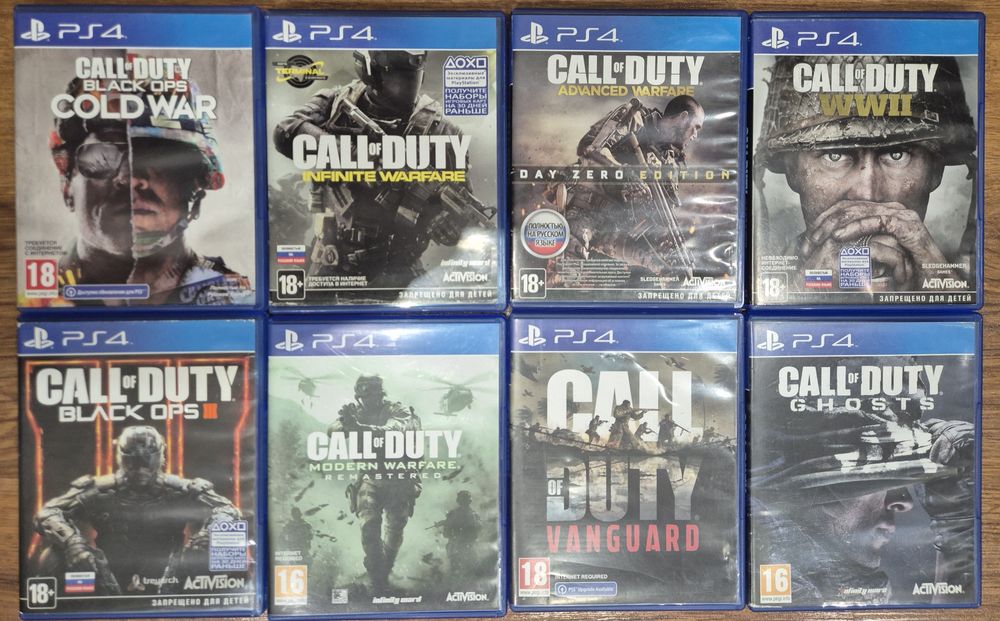 Продам диски пс4 Call of duty