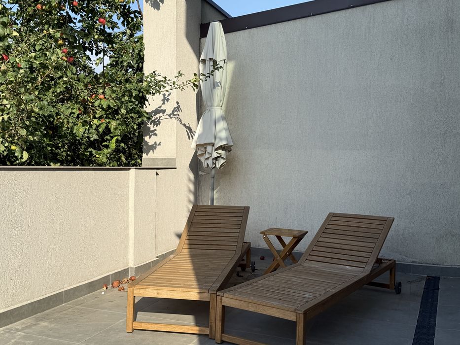 Apart. 2 cam mobilat-utilat+loc parcare subteran+terasa