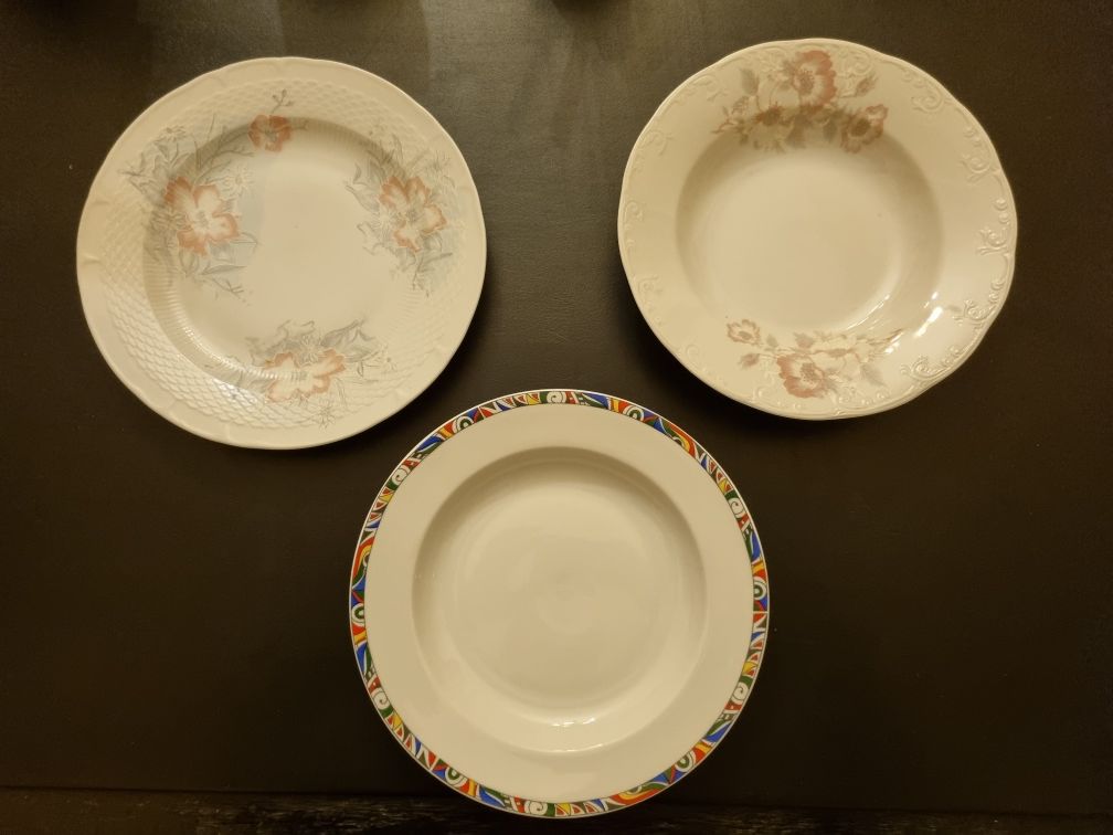 Seturi de farfurii ceramica adanci, plate, aperitiv