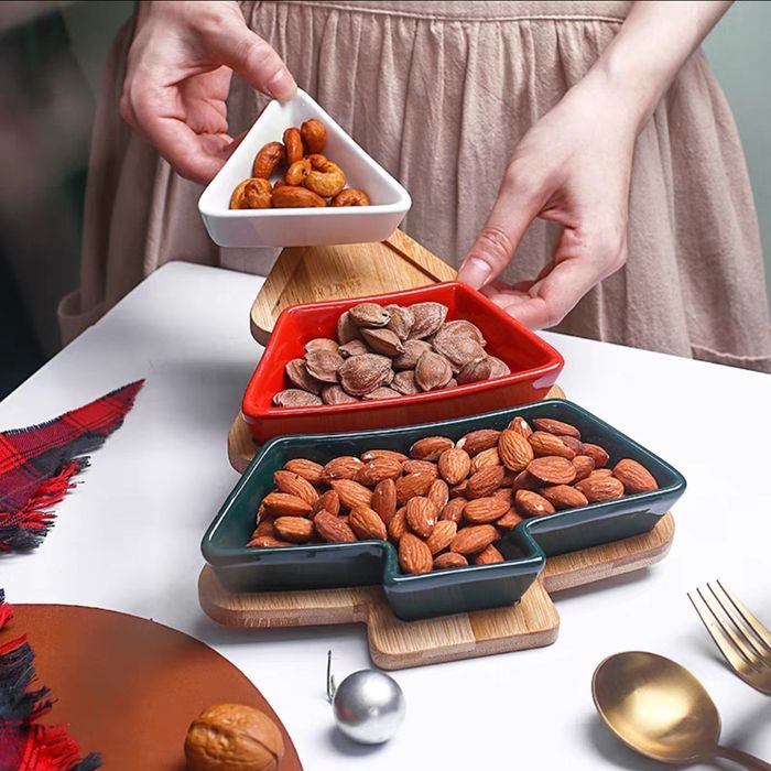 Новогодняя менажница