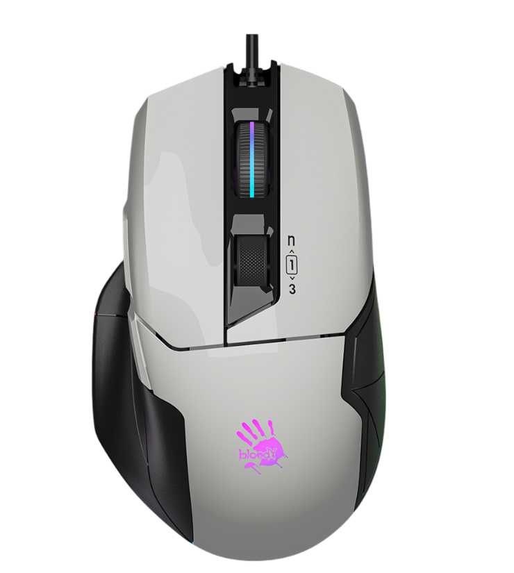 A4Tech Bloody W70MAX STONE PANDA WHITE RGB MouseПроводная игровая мышь