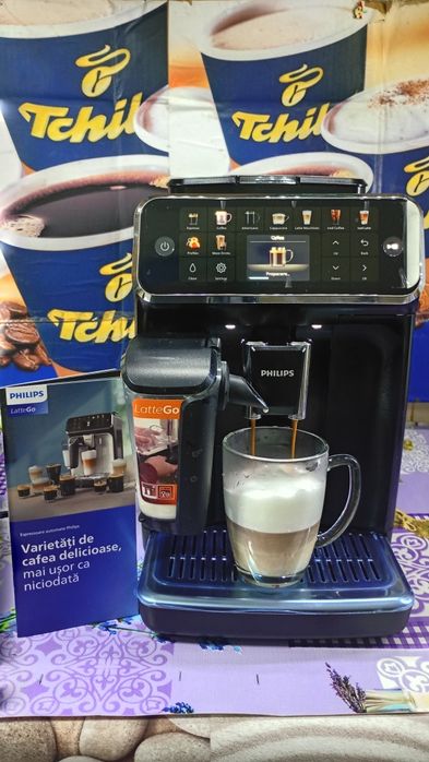 Expresor cafea Philips Latte Go 5500 câteva cafele, cana noua!