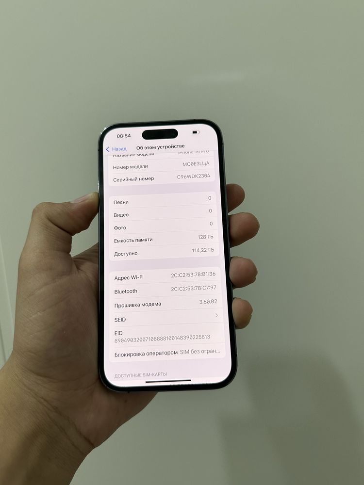 Iphone 14 pro 128 gb LLa