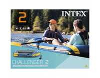 НОВА!!!Intex Challenger 2 Надуваема лодка с гребла и помпа