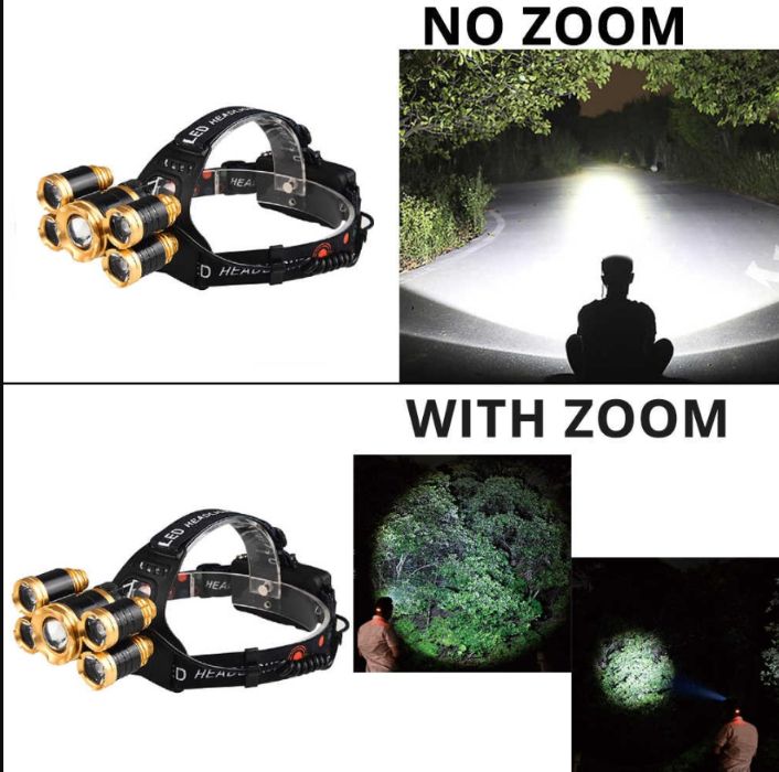 Lampa militara lanterna super zoom led / lithium - adulti si copii