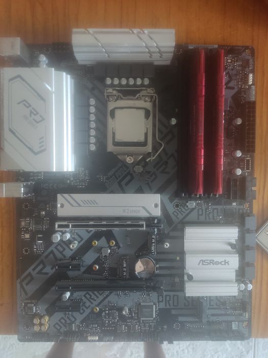 Комплект для ПК. комплектующие intel i5-10400f, материнская плата