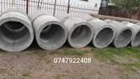 Tuburi și capace de beton pentru canalizare și fântâni
