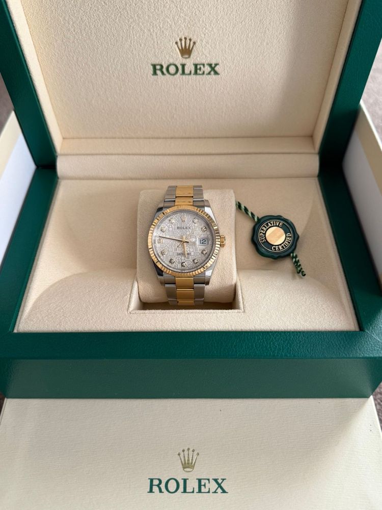 Часовник Rolex Datejust 36 Yellow Gold & Steel Diamond Dial