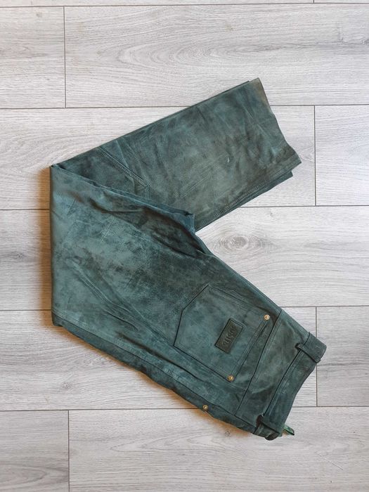 Pantaloni de piele SUBITO - Marimea 44 (Talie 83 cm)