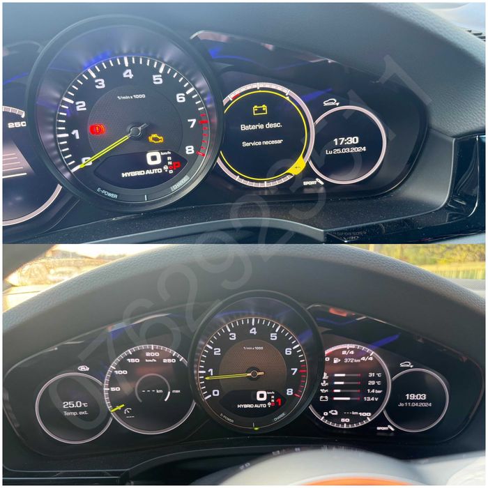 Remediere eroare Porsche Cayenne "Battery low Inspection necessary"