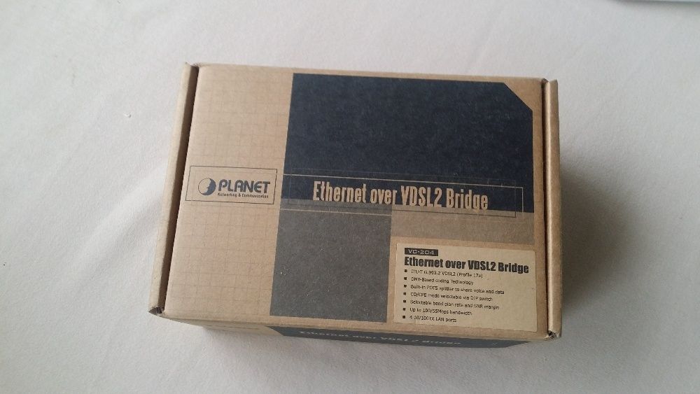 модеми Planet VC-204 и VC-201A Ethernet-over-VDSL2