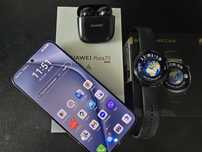 Huawei Pura 70 black + Huawei Watch 4 LTE + слушалки